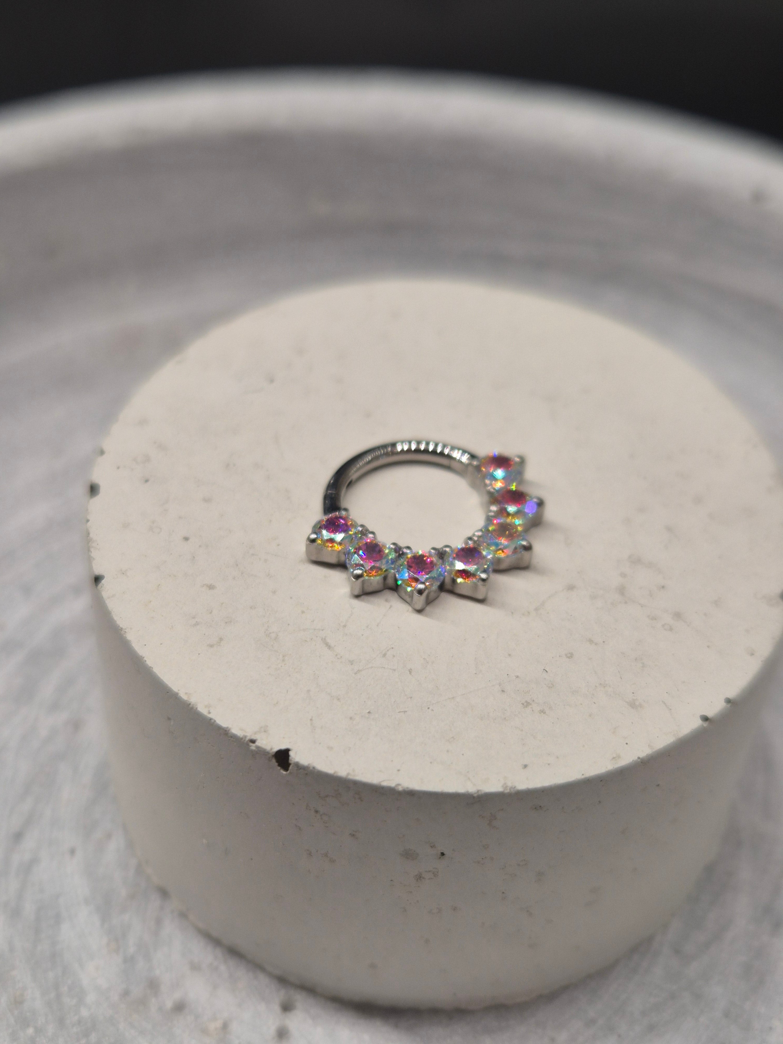 Hinged segment ring 32