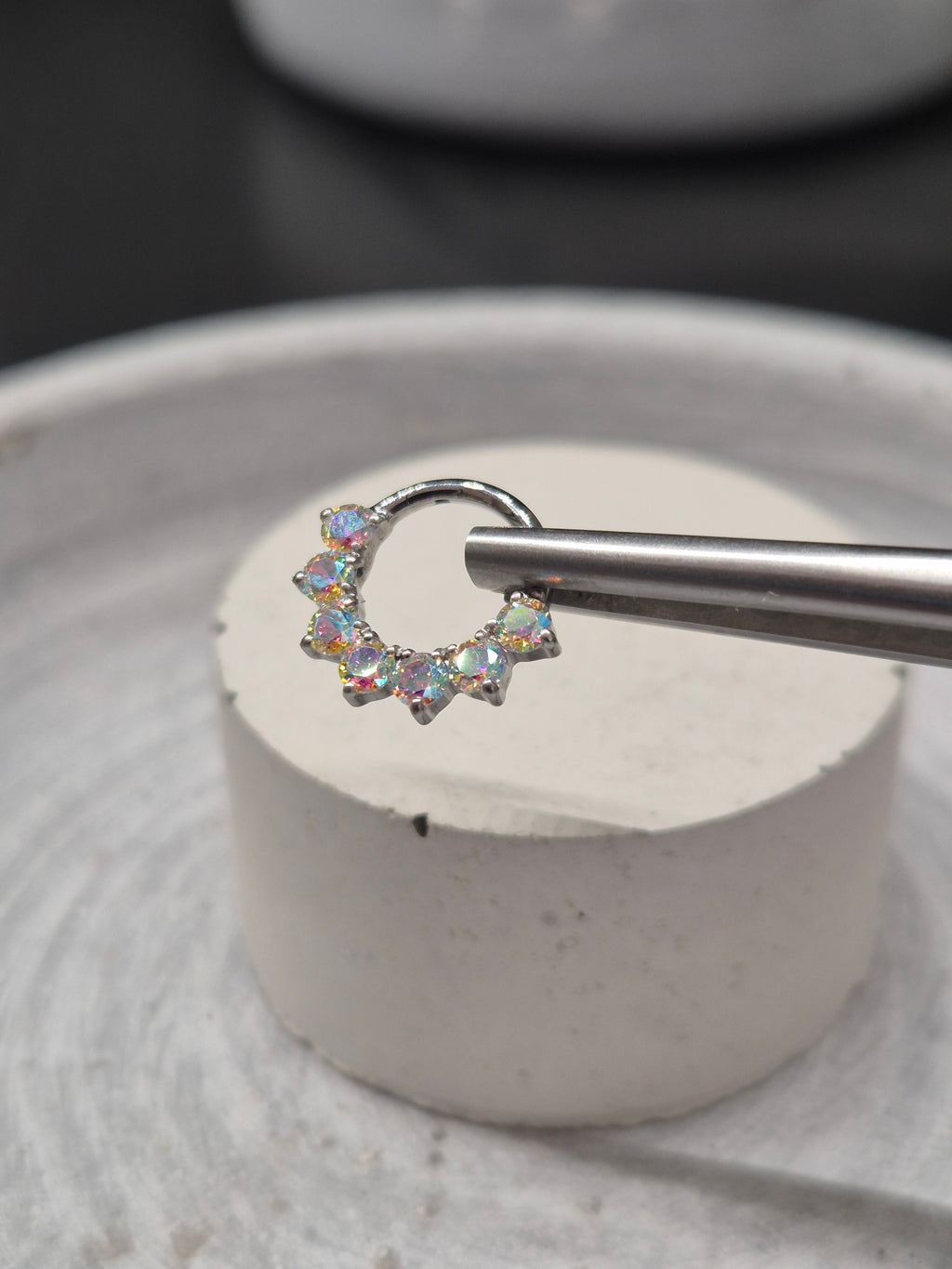 Hinged segment ring 32