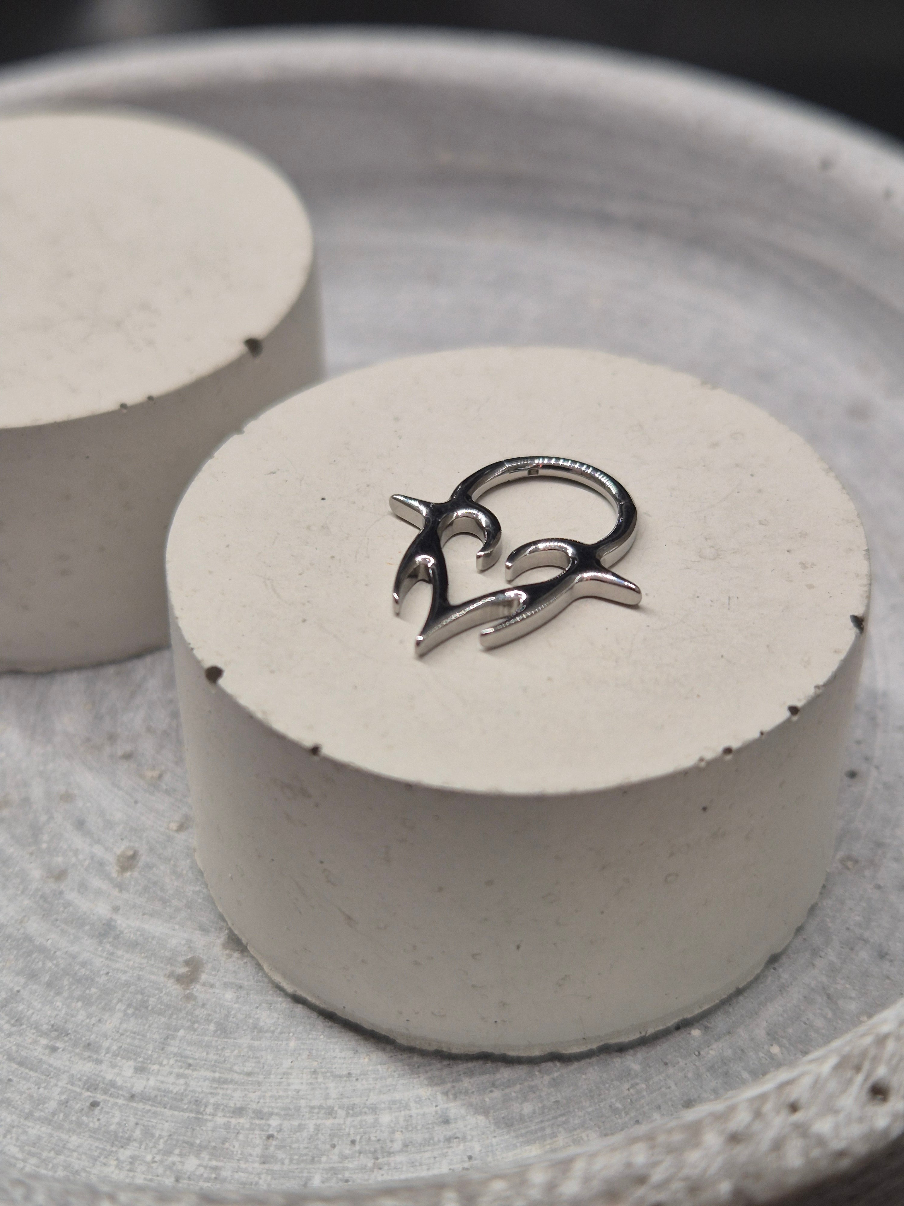 Hinged segment ring 37