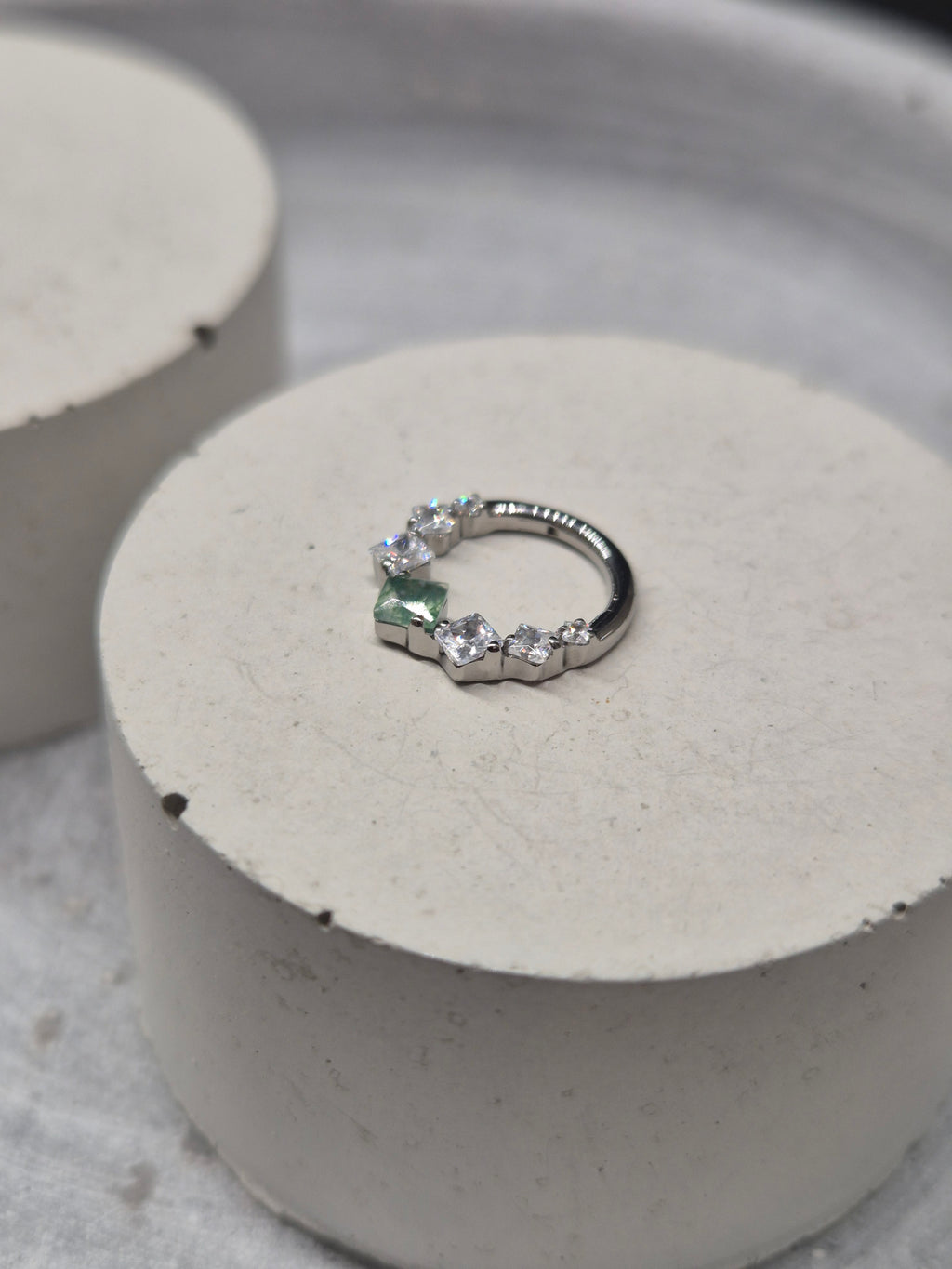 Hinged segment ring 38