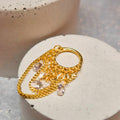 Hinged segment ring 21