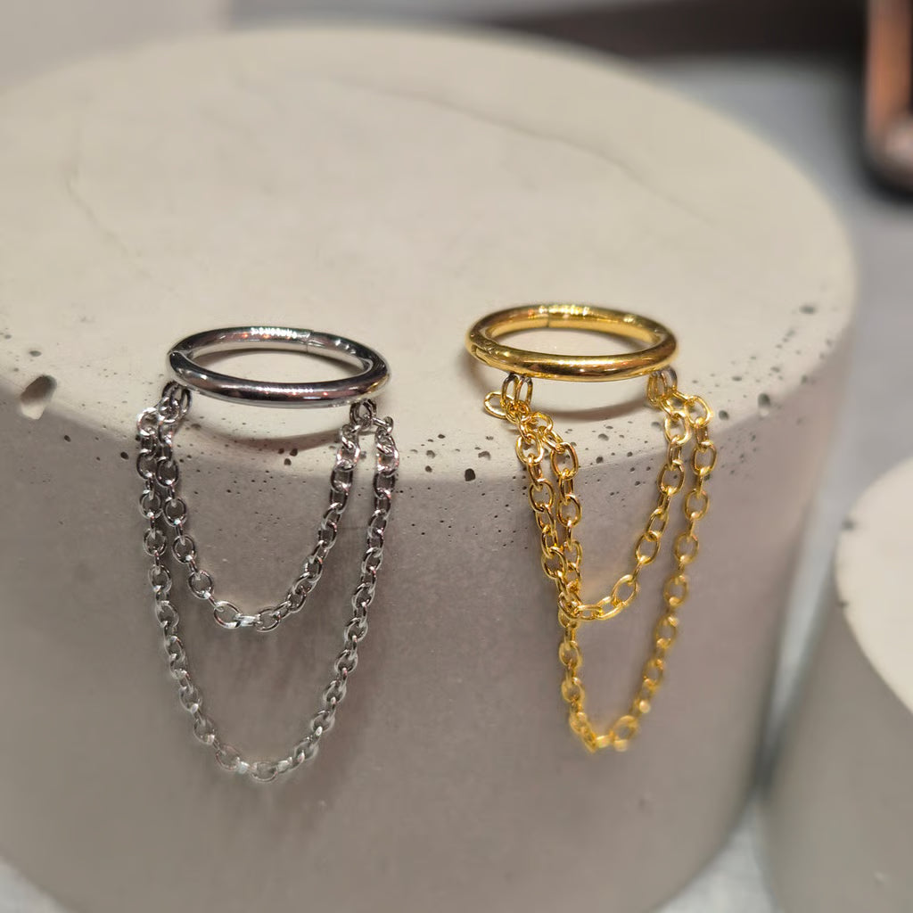 Hinged segment ring 20