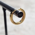 Minimalism gold hoop earring