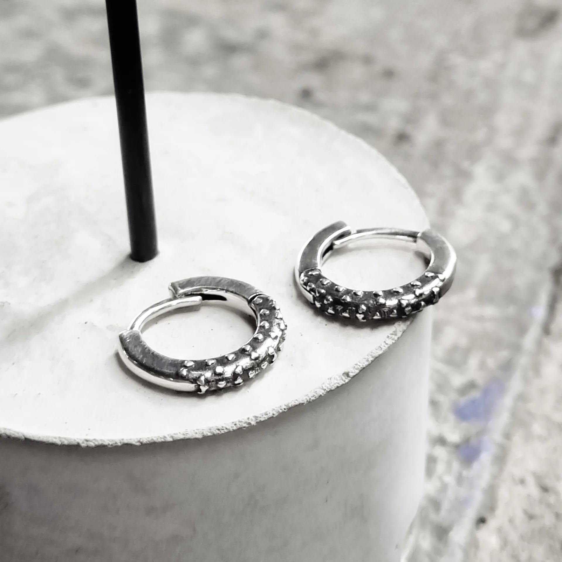 Antique hoop earring