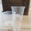 Clear pots