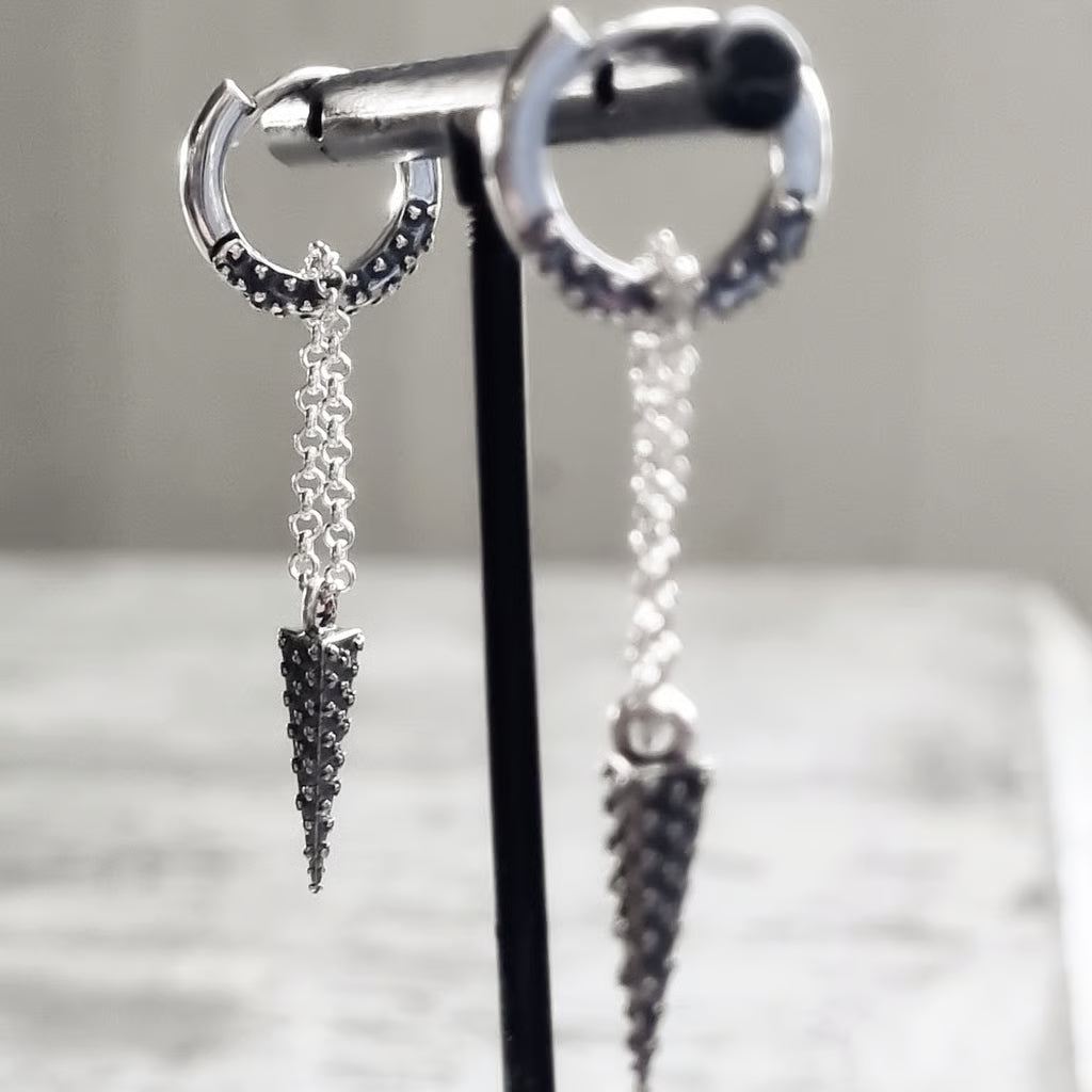 Millenium double hoop earrings