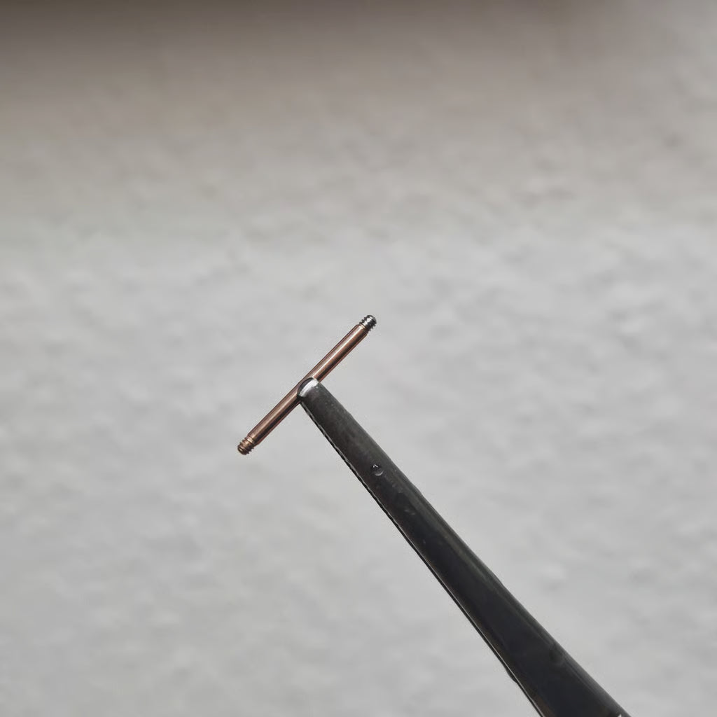 Barbell rose gold