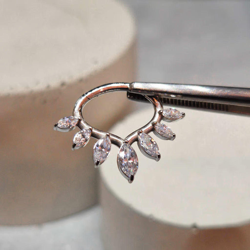 Hinged segment ring 25